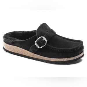 Birkenstock Buckley Shearling Suede Leather